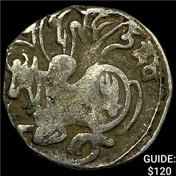 700-1000 AD India Rajput Silver Jital NEARLY UNCIRCULATED