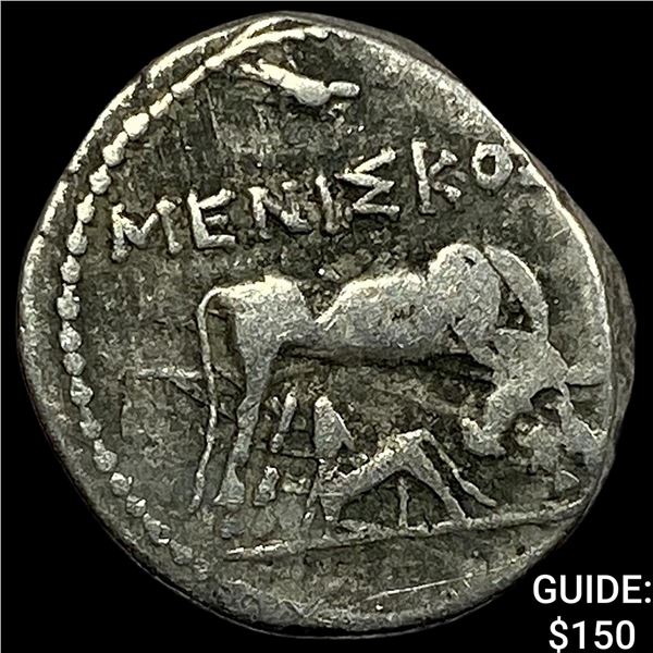 260-167/98 BC Illyria Silver Drachm NEARLY UNCIRCULATED