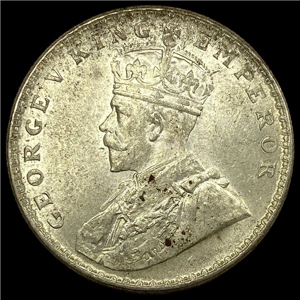 1919 British-India Silver Rupee UNCIRCULATED
