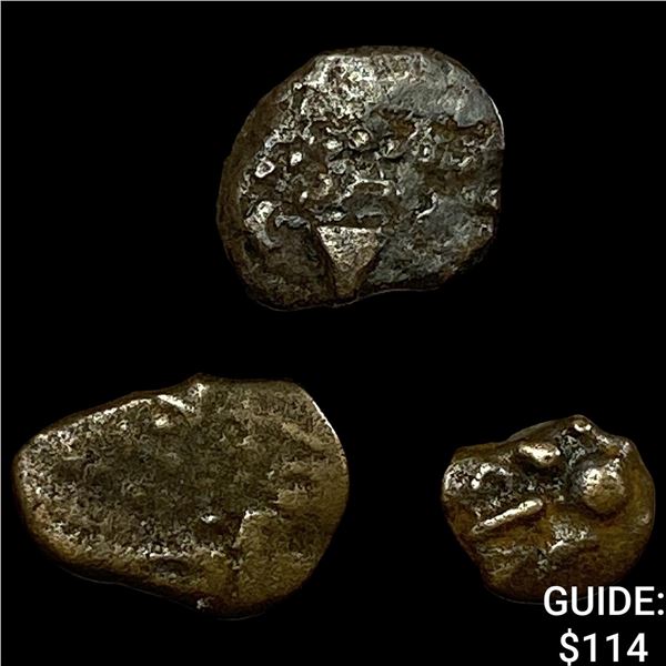 [3 Coins] Luke 21:1-4 103-76 BC Widow's Mite NEARLY UNCIRCULATED