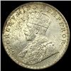 Image 1 : 1919 British-India Silver Rupee UNCIRCULATED