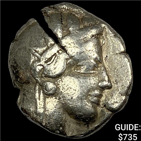 Attira, Athens Silver Tetradrachm NEARLY UNCIRCULATED