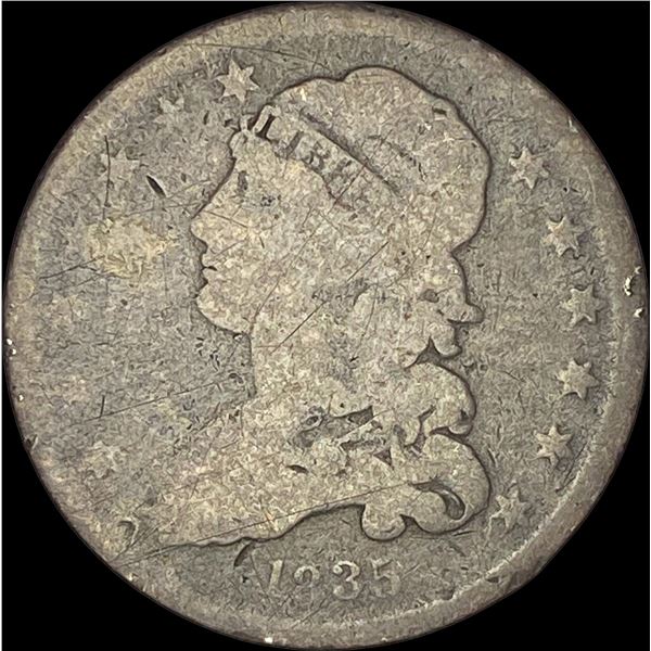 1835 Capped Bust Quarter NICELY CIRCULATED