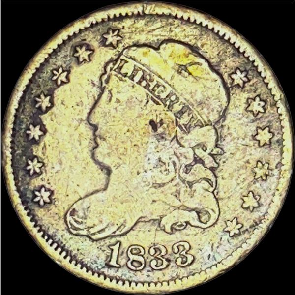 1833 Capped Bust Half Dime NICELY CIRCULATED