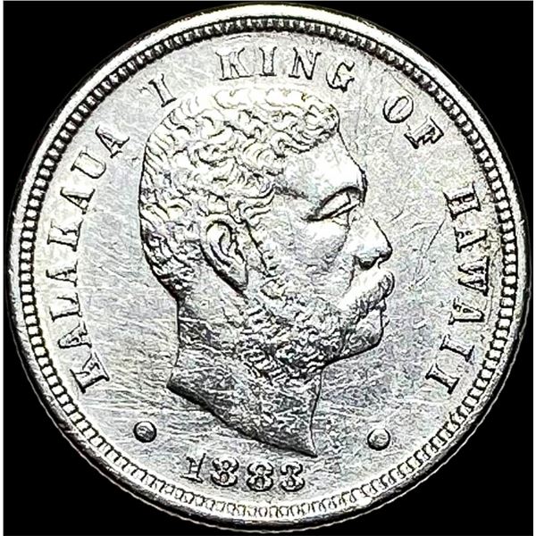 1883 Hawaii Silver Dime CLOSELY UNCIRCULATED