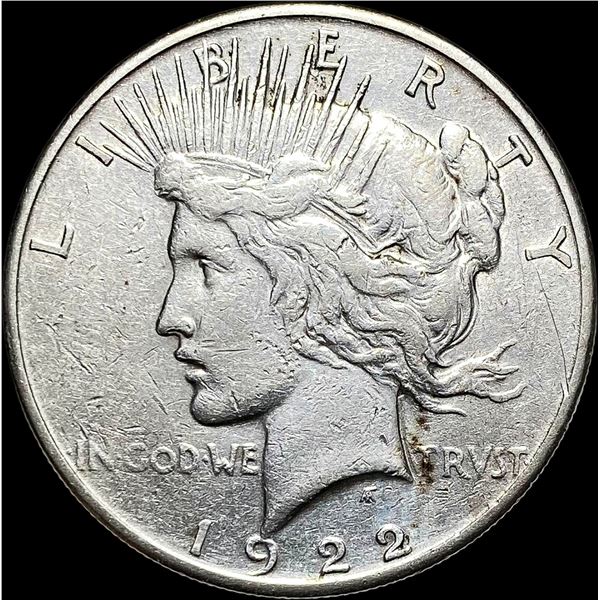 1922-S Silver Peace Dollar NEARLY  UNCIRCULATED