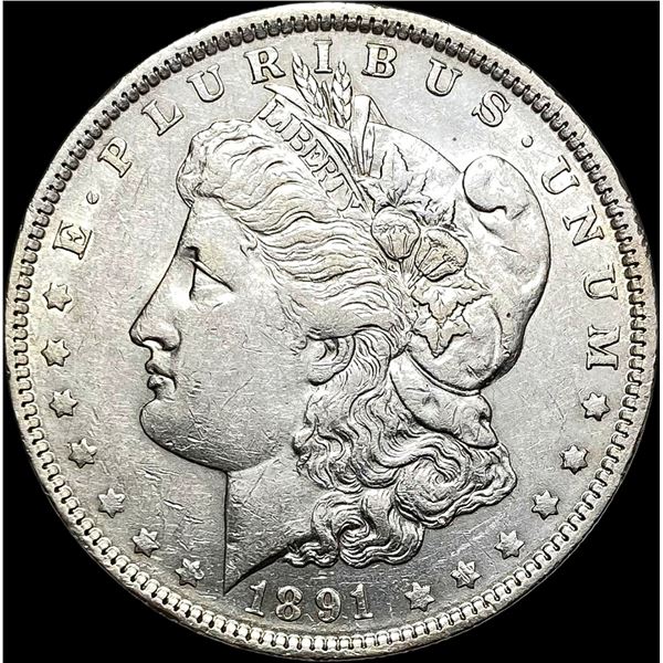 1891-O Silver Morgan Dollar CLOSELY  UNCIRCULATED