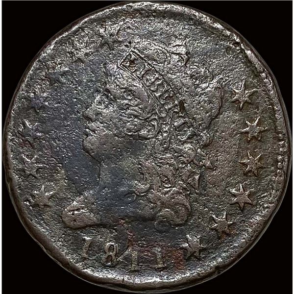 1811 Classic Head Large Cent LIGHTLY  CIRCULATED
