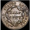 Image 2 : 1828 Copper Half Cent CLOSELY UNCIRCULATED