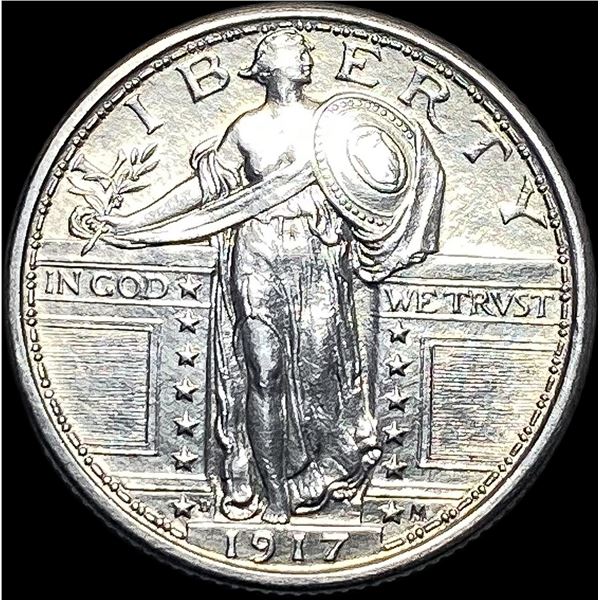 1917-D Type 1 Standing Liberty Quarter  UNCIRCULATED