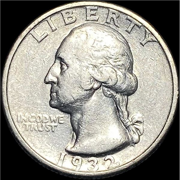 1932-S Silver Washington Quarter NEARLY  UNCIRCULATED