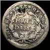 Image 2 : 1837 Seated Liberty Half Dime (No Stars)  NICELY CIRCULATED