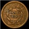 Image 2 : 1853 Braided Hair Large Cent CLOSELY  UNCIRCULATED