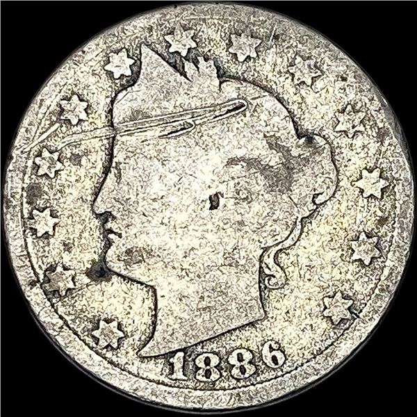 1886 Liberty Head Nickel NICELY CIRCULATED