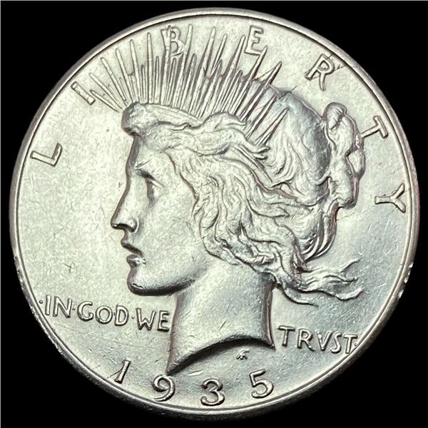 1935-S Silver Peace Dollar CHOICE BU