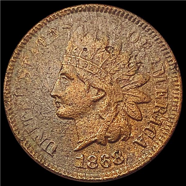 1868 Indian Head Cent NICELY CIRCULATED