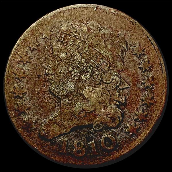 1810 Classic Head Half Cent NICELY CIRCULATED