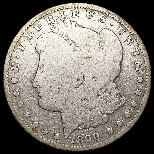 1890-CC Morgan Silver Dollar LIGHTLY CIRCULATED