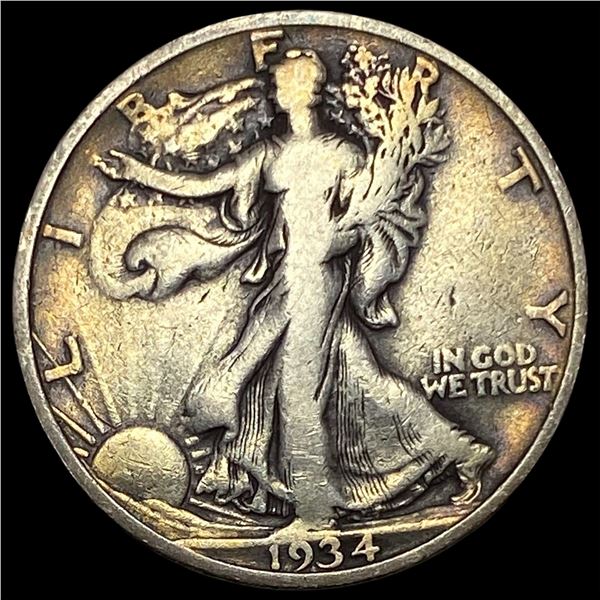1934-S Walking Liberty Half Dollar LIGHTLY  CIRCULATED