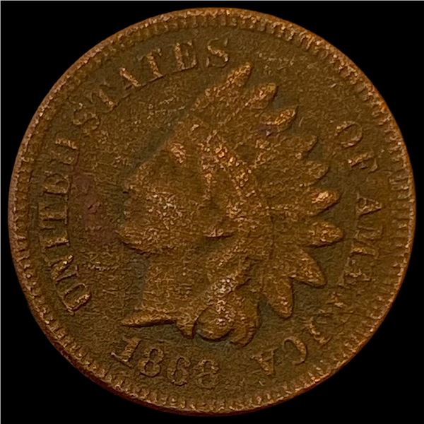 1868 Indian Head Cent NICELY CIRCULATED