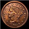 Image 1 : 1845 Braided Hair Large Cent CLOSELY  UNCIRCULATED