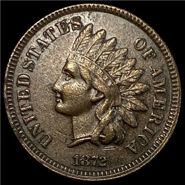 1872 Indian Head Cent CLOSELY UNCIRCULATED