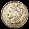 Image 1 : 1865 Nickel Three Cent CLOSELY UNCIRCULATED