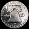 Image 2 : 1954 Silver Half Dollar Franklin CHOICE PROOF