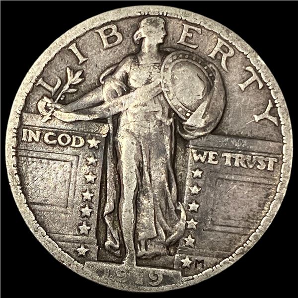 1919 Standing Liberty Quarter NEARLY  UNCIRCULATED
