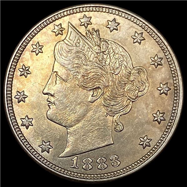 1883 Liberty Head Nickel w/Cents UNCIRCULATED
