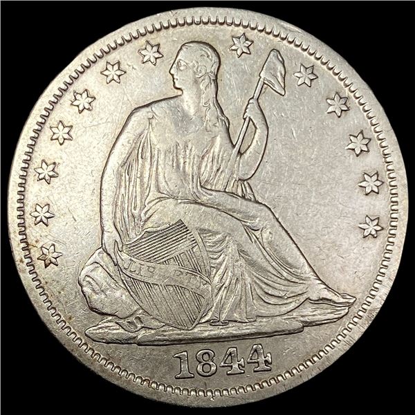 1844-O Silver Half Dollar LIGHTLY CIRCULATED