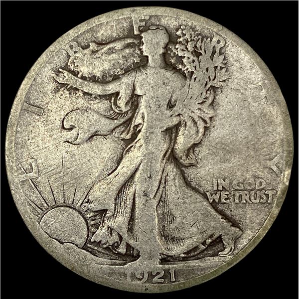 1921-S Silver Walking Liberty Half Dollar  NICELY CIRCULATED