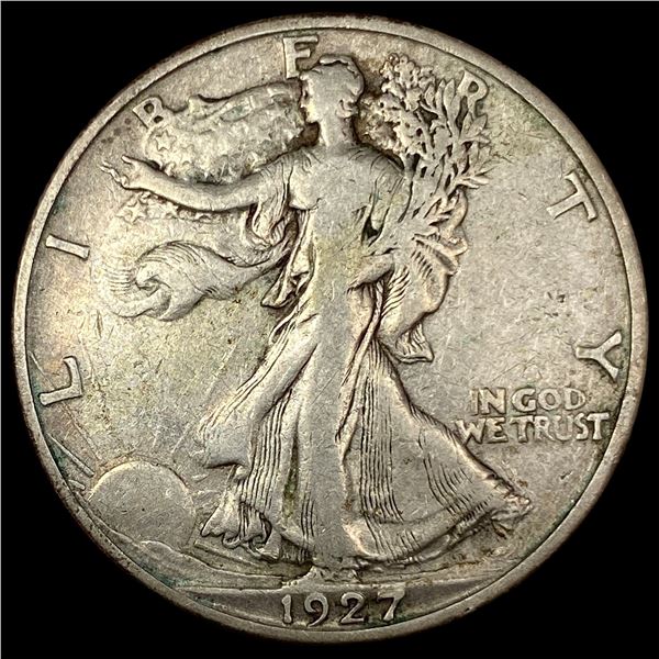 1927-S Silver Walking Liberty Half Dollar  NEARLY UNCIRCULATED