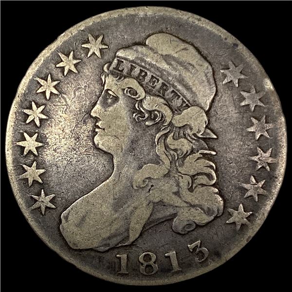 1813 Capped Bust Half Dollar NICELY  CIRCULATED