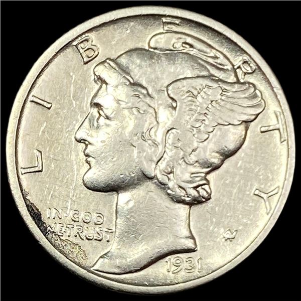 1931-S Silver Mercury Dime CLOSELY  UNCIRCULATED
