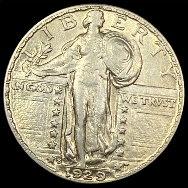 1929-S Silver Standing Liberty Quarter  CLOSELY UNCIRCULATED