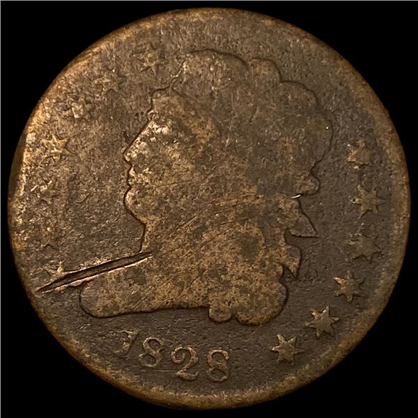1828 Classic Head Half Cent NICELY CIRCULATED
