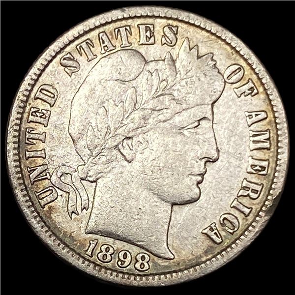 1898-O Silver Barber Dime HIGH GRADE