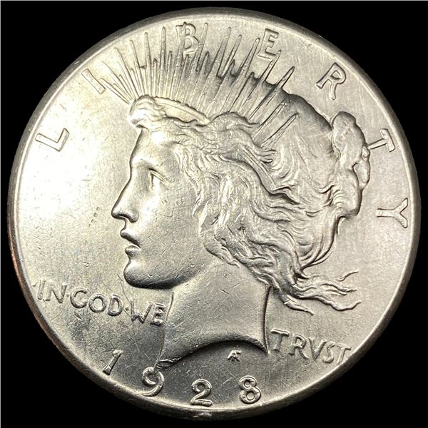 1928-S Silver Peace Dollar CLOSELY  UNCIRCULATED