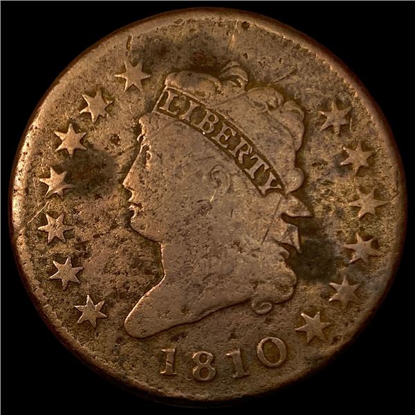 1810 Classic Head Large Cent NICELY  CIRCULATED