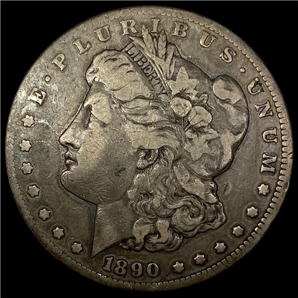 1890-CC Silver Morgan Dollar LIGHTLY  CIRCULATED