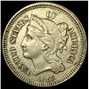 Image 1 : 1865 Nickel Three-Cent Piece NEARLY  UNCIRCULATED