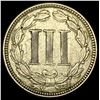 Image 2 : 1865 Nickel Three-Cent Piece NEARLY  UNCIRCULATED