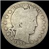 Image 1 : 1908 Silver Barber Quarter NICELY CIRCULATED