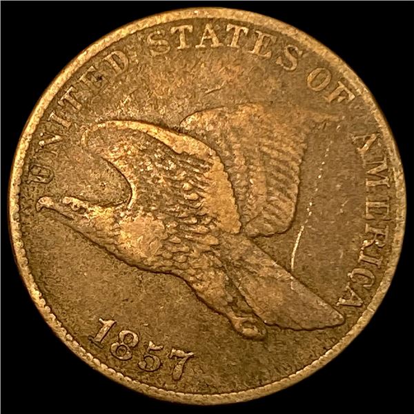 1857 Copper-Nickel Flying Eagle Cent LIGHTLY  CIRCULATED