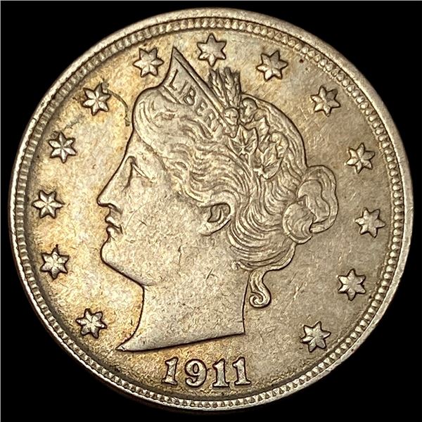 1911 Liberty Head Nickel CLOSELY UNCIRCULATED