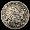 Image 2 : 1853-O Silver Seated Liberty Half Dollar  NICELY CIRCULATED