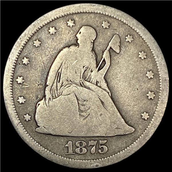 1875-S Silver Twenty Cents NICELY CIRCULATED