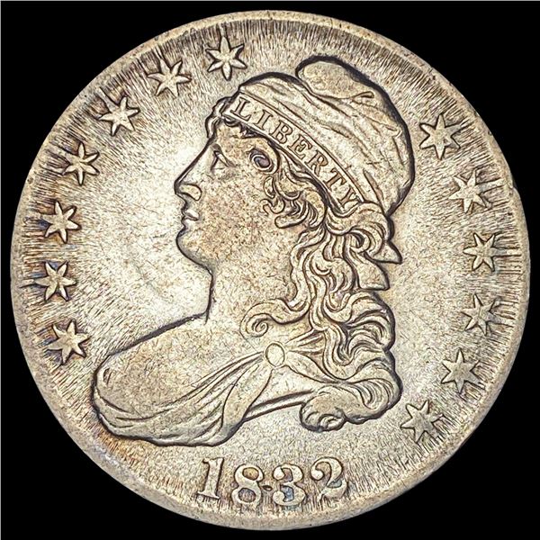 1832 Capped Bust Half Dollar CLOSELY  UNCIRCULATED