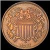 Image 1 : 1867 Bronze Two-Cent Piece CLOSELY  UNCIRCULATED